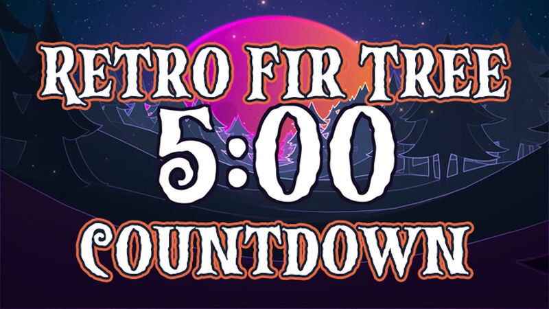 Retro Fir Tree Countdown